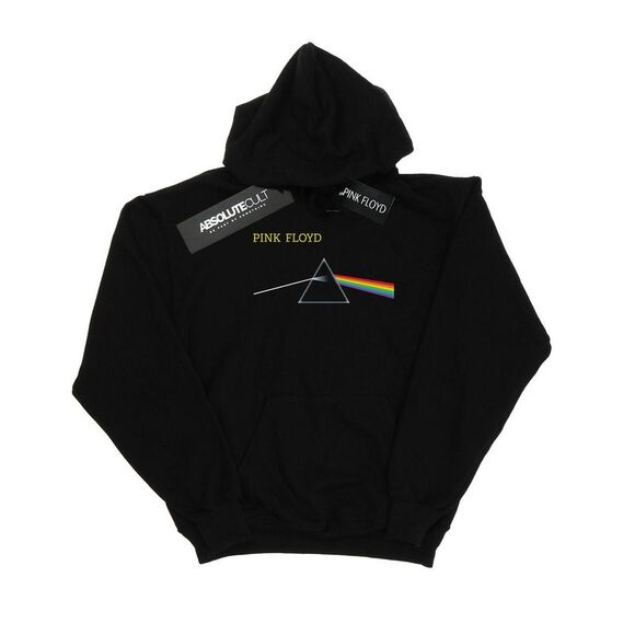Pink Floyd Womens/Ladies Chest Prism Hoodie / Black